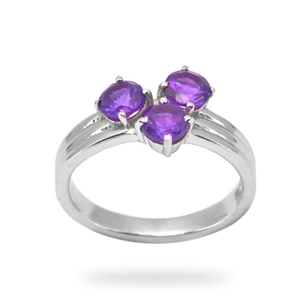 Bague amethyste argent Sylviana